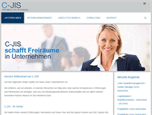 Tablet Screenshot of c-jis.com